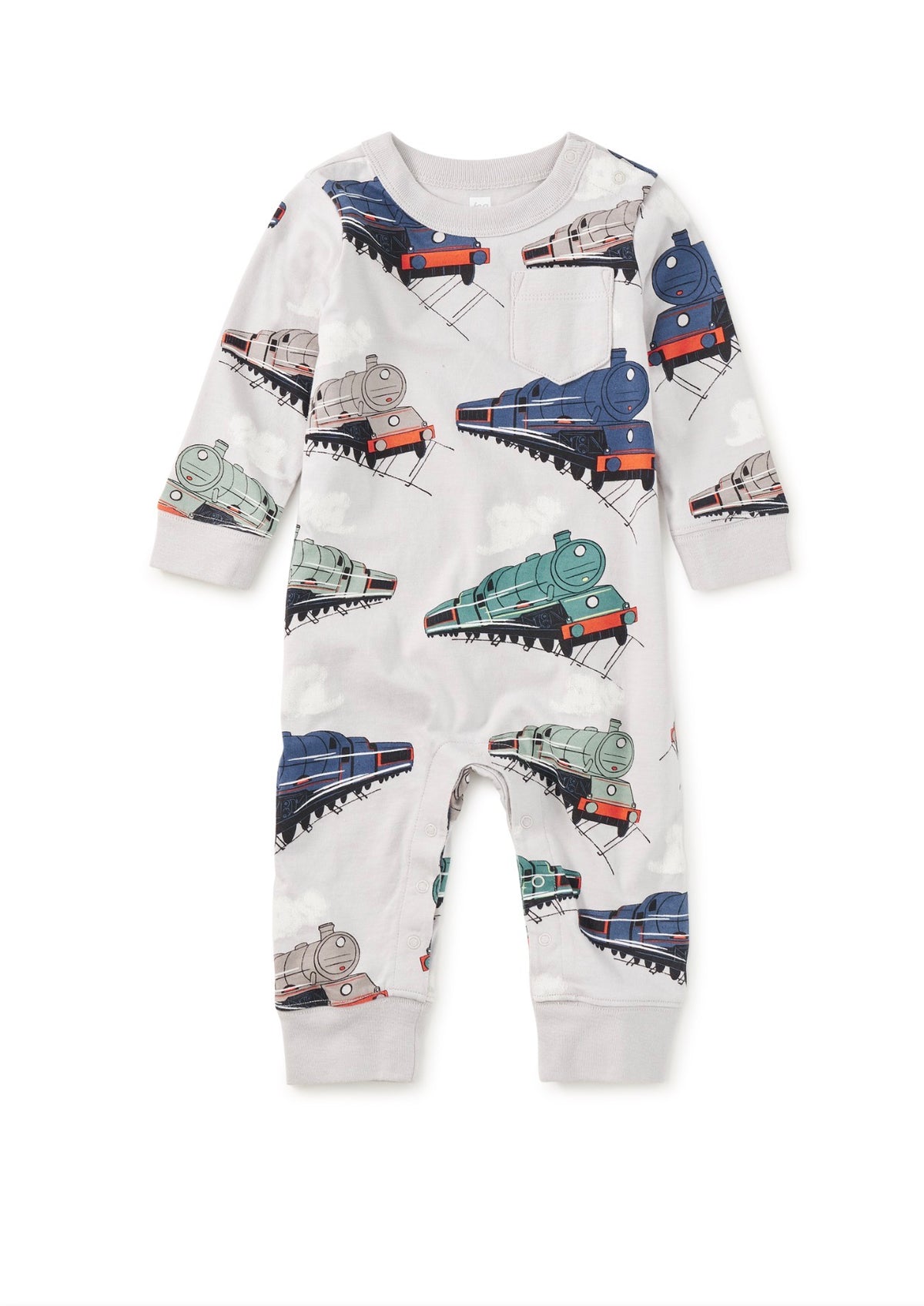 Long Sleeve Pocket Baby Romper