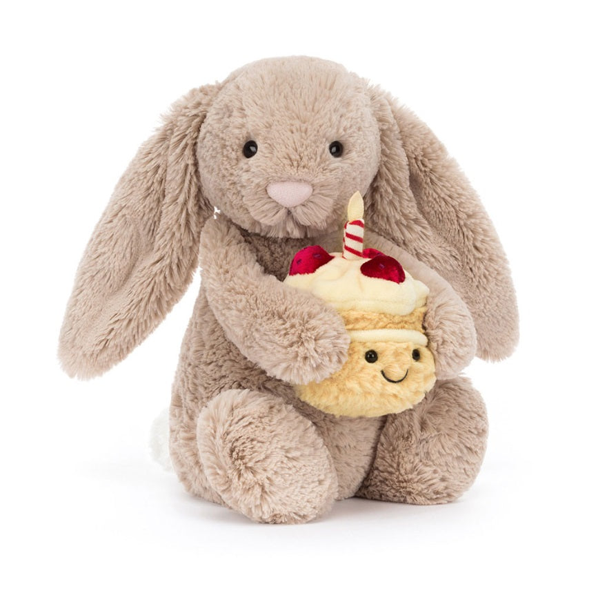Beige Bunny Birthday