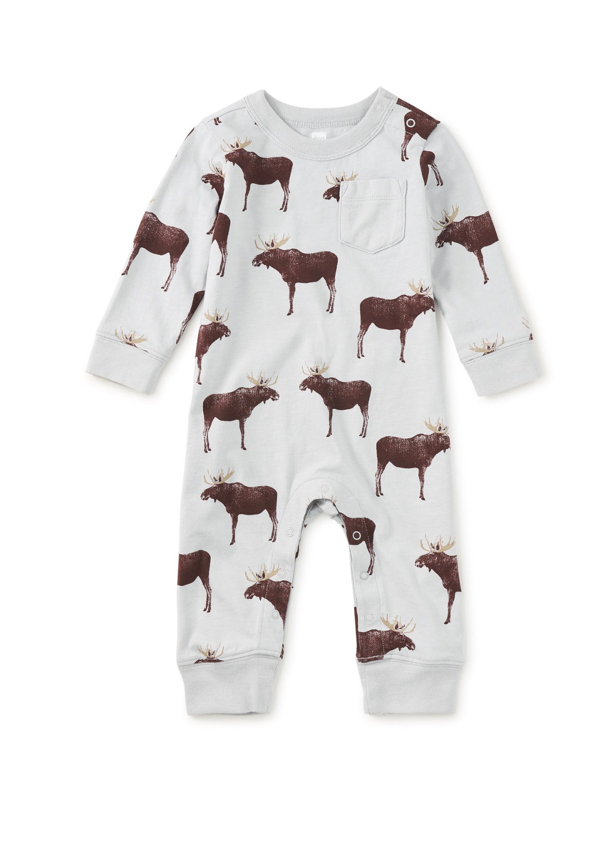 Long Sleeve Pocket Baby Romper