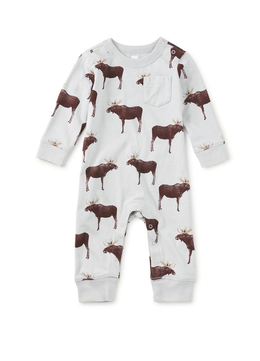 Long Sleeve Pocket Baby Romper