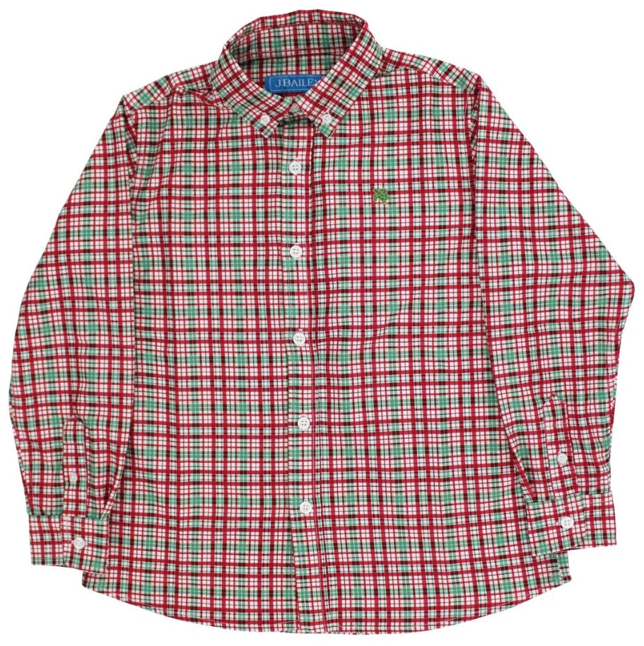 Performance Roscoe Button Down Shirt - Jolly Plaid