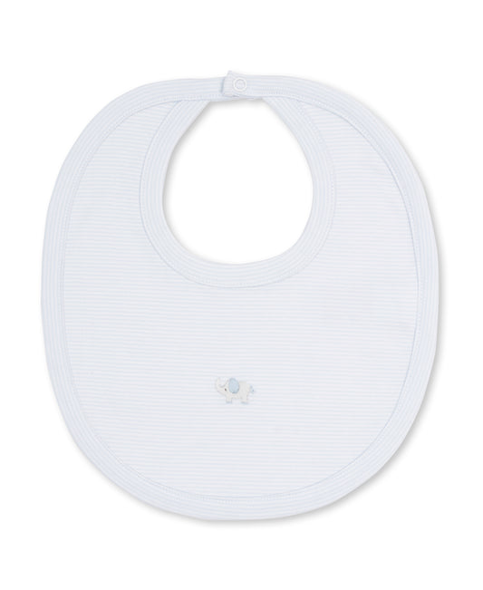 SCE Jungle Hang Out Blue Hand Emb. Stripe Bib