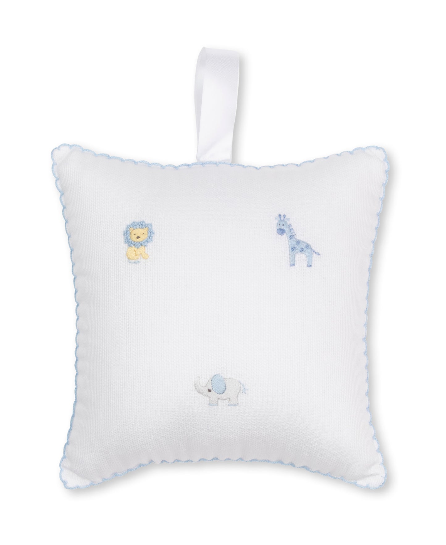SCE Jungle Hang Out Blue Hand Emb. Musical Pillow