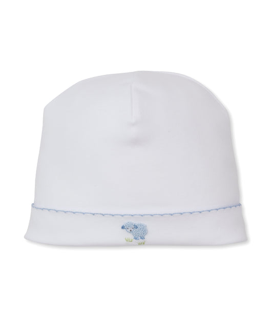 Premier Sweet Sheep White/Blue Hand Emb. Hat
