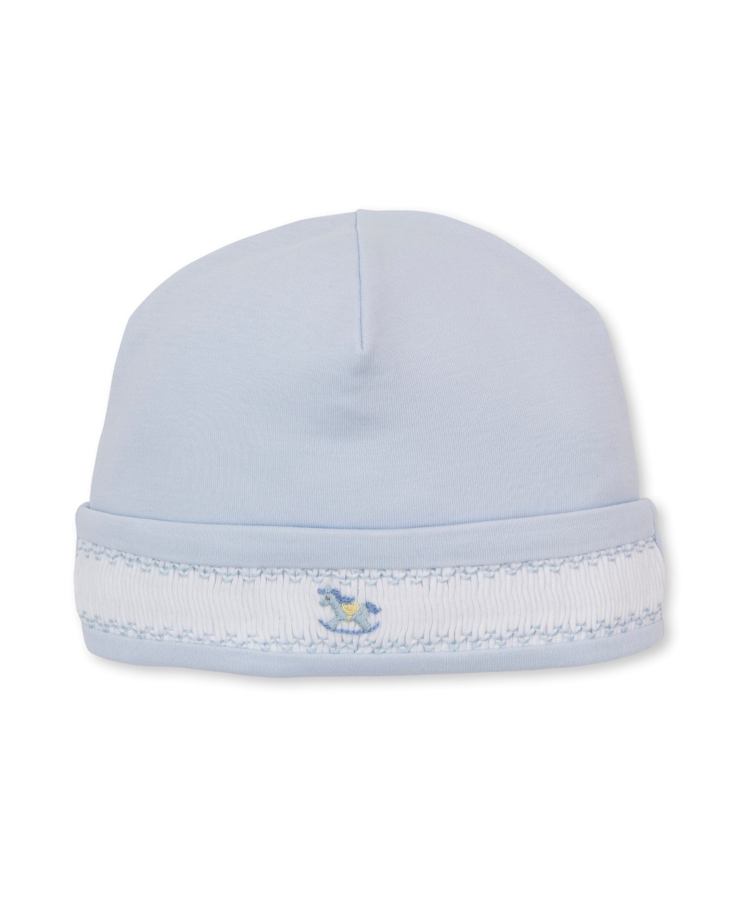 CLB Fall Medley 26 Blue Hand Smocked Hat