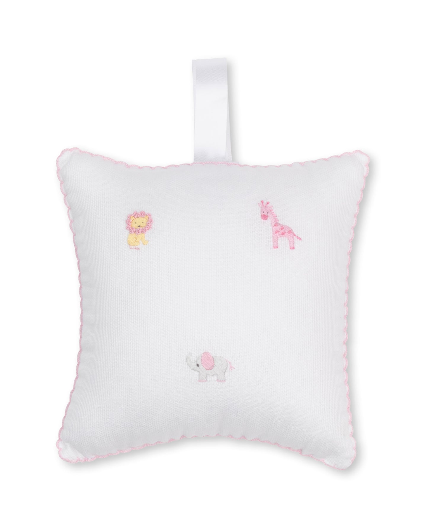 SCE Jungle Hang out Pink Hand Emb. Musical Pillow