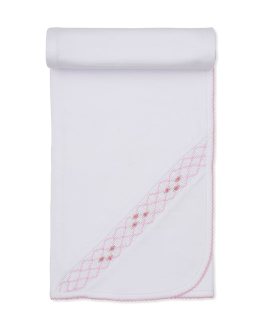 CLB Summer 26 Hand Smocked Receiving Blanket