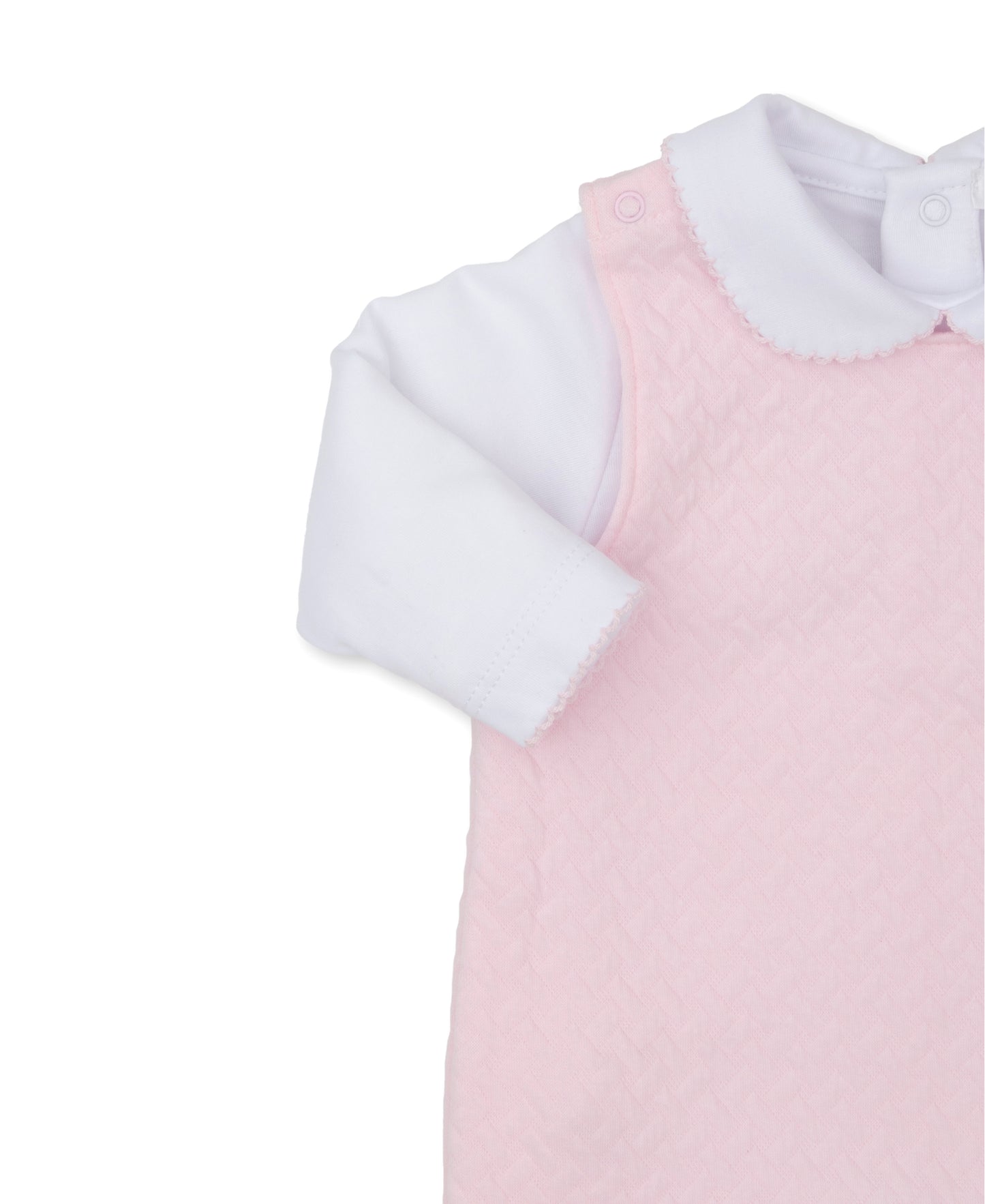 Classic Jacquards Pink Overall Set