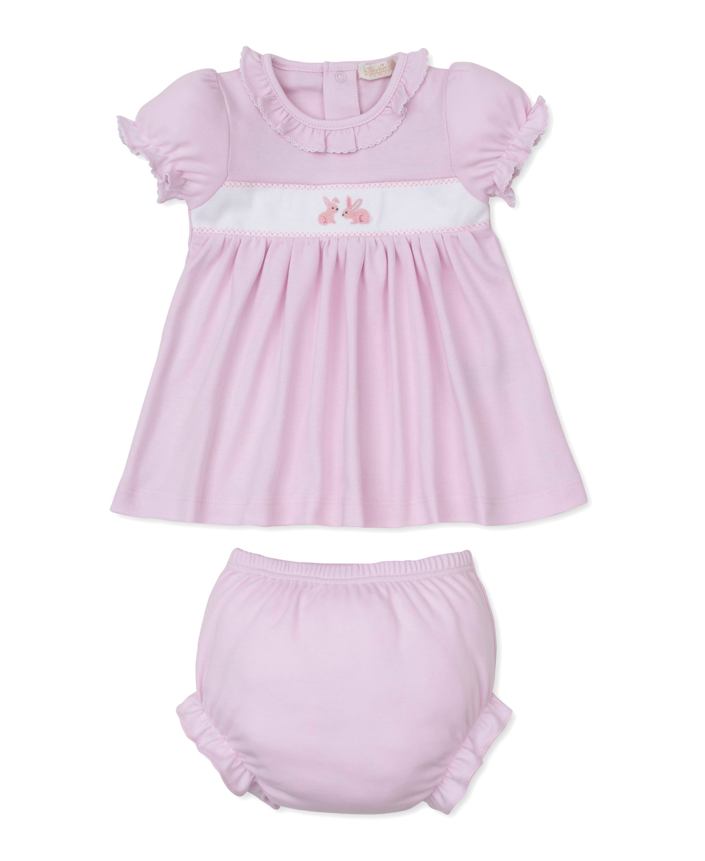 Premier Springtime Bunny Fun Hand Emb. Dress Set