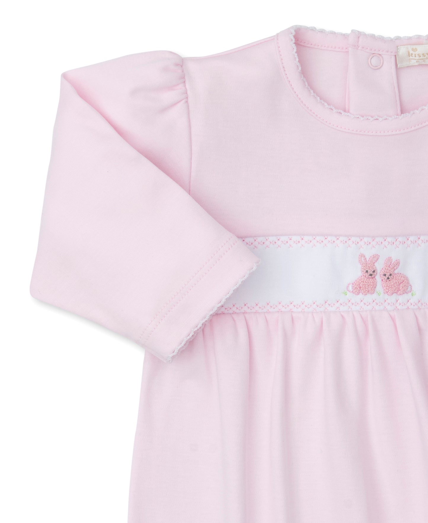 Premier Cottontail Hollows Pink Hand Emb Sack Gown