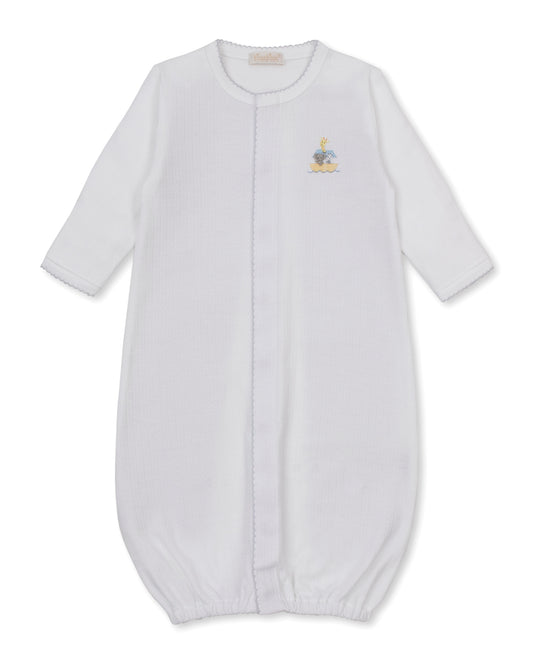 Premier Noah's Ark Love White/Silver Hand Emb. Conv. Gown