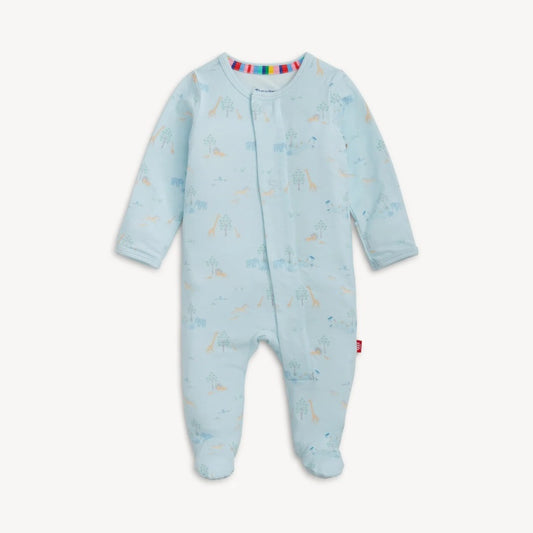Magnetic Footie- Blue Serene Safari