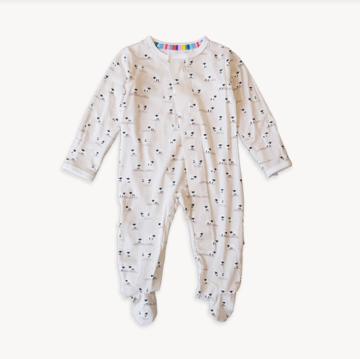Baa Baa Baby Cream Footie