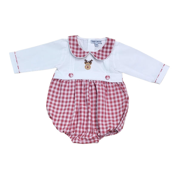 Embroidered Rudolph Boy Bubble