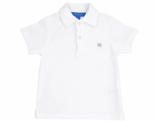 Henry Short Sleeve Polo-White