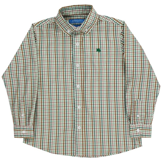 Performance Roscoe Button Down Shirt - Acorn Plaid