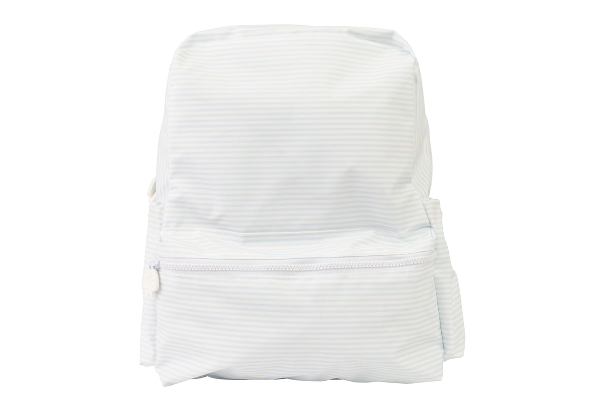 The Large Backpack-Light Blue Stripe