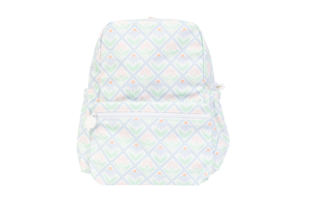 The Large Backpack-Pastel Floral