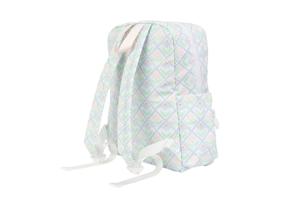 The Large Backpack-Pastel Floral