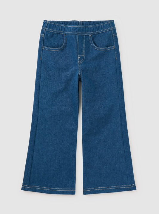 Denim-Like Flare Pants