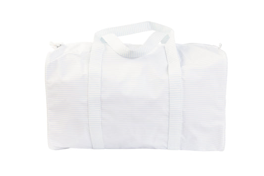 The Duffle Bag- Light Blue Stripe