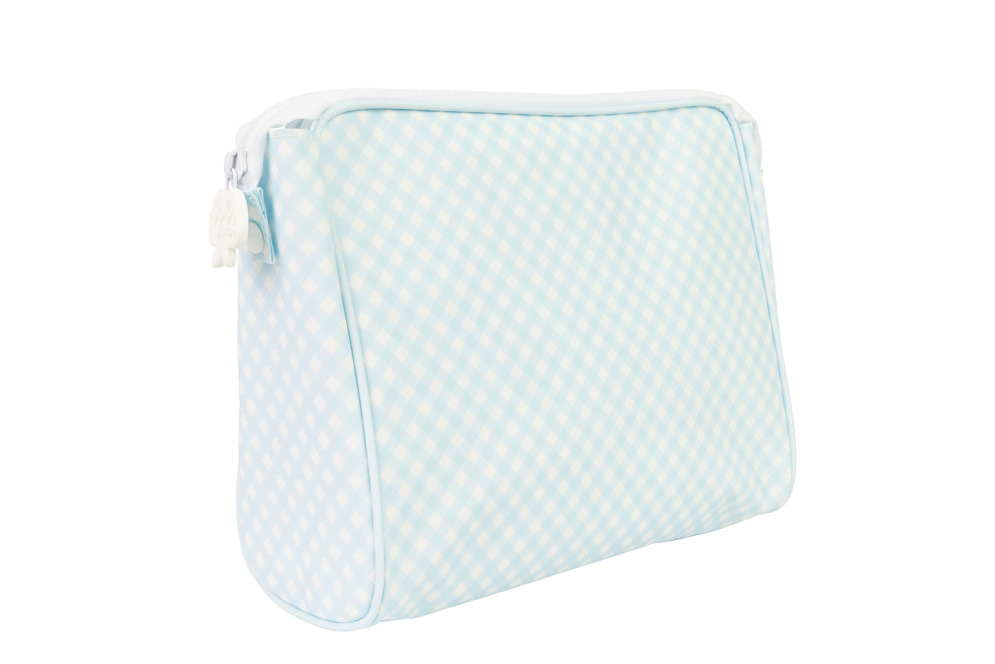 The Large Go Bag- Blue Gingham