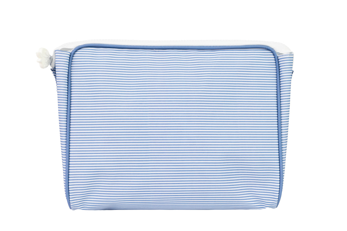 The Large Go Bag-Navy Stripe