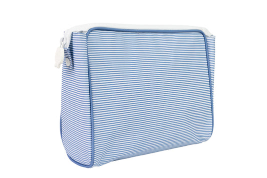 The Large Go Bag-Navy Stripe