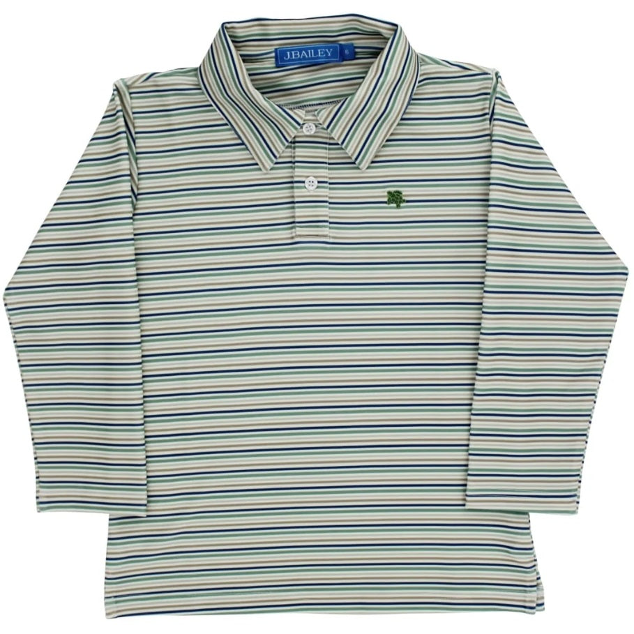 Performance Harry Long Sleeve Polo - Olive