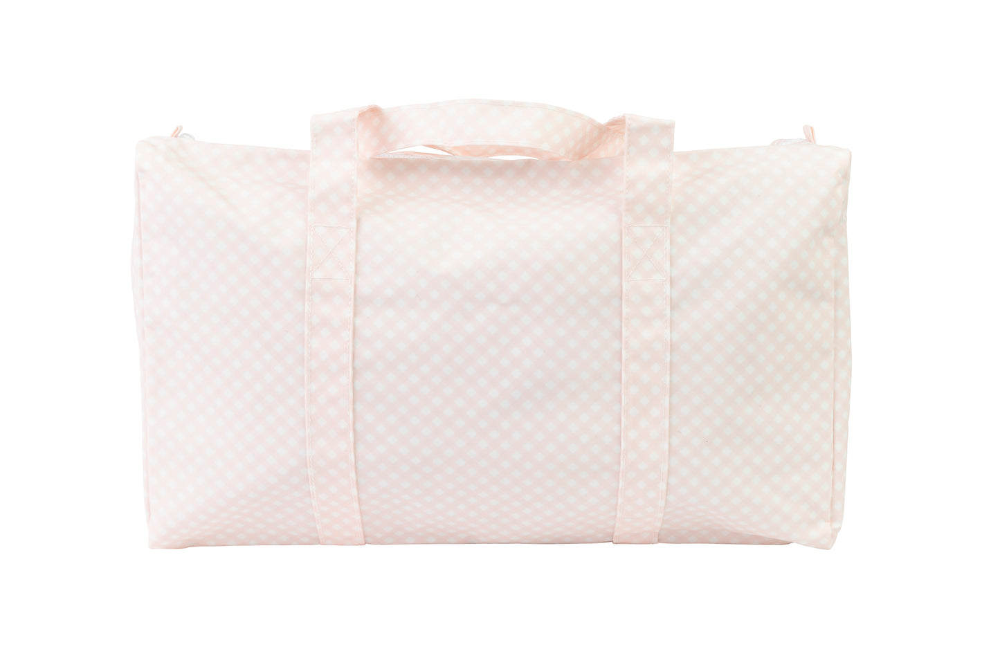 The Duffle Bag- Pink Gingham