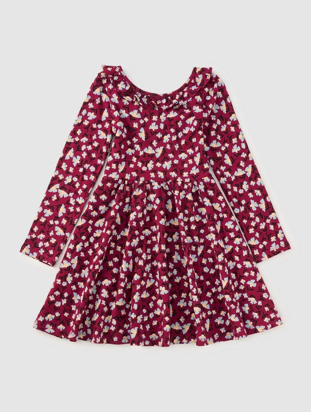 Ruffle Collar Ballet Dress