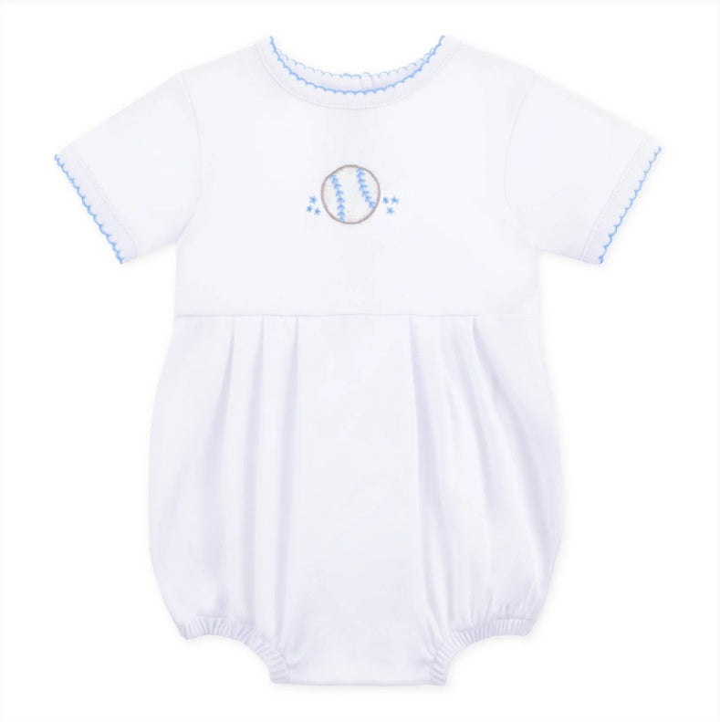 Lil' Sluggers Embroidered Bubble - Light Blue