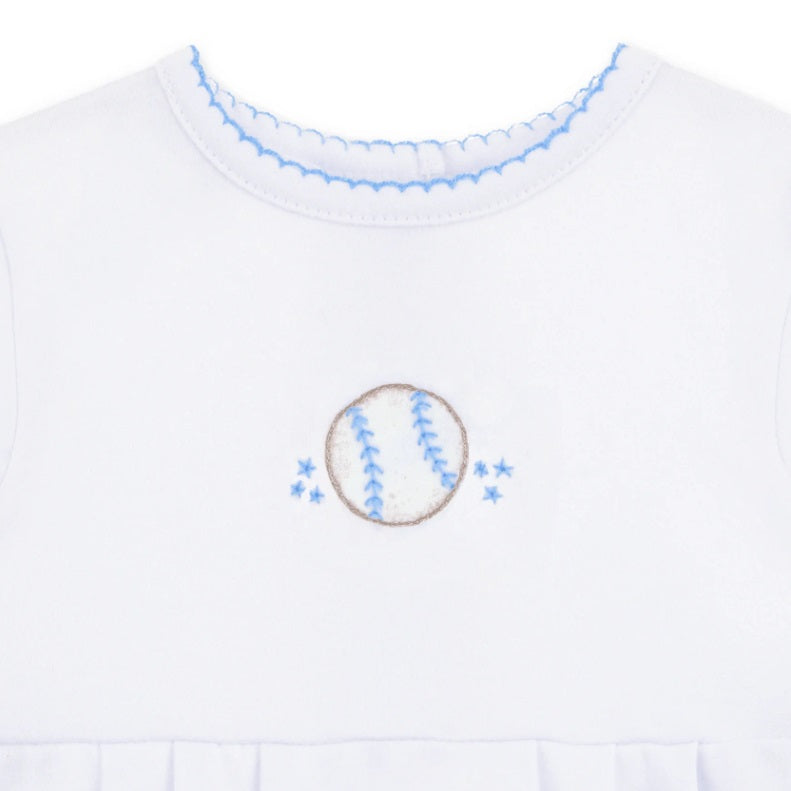 Lil' Sluggers Embroidered Bubble - Light Blue