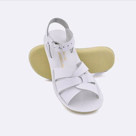 Sun-San Swimmer Sandal-White